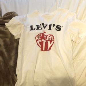 Small Levi’s shirt.
